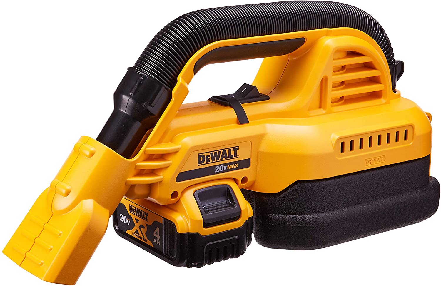 DEWALT DCV517M1 20V MAX Cordless 1/2-Gallon Wet/Dry Portable Vac Kit ...