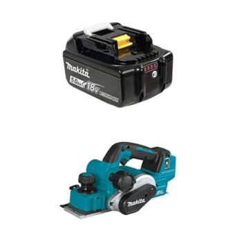 Free Makita 196675-2 18V Li-Ion Battery BL1850B with Purchase of Select Makita Bare Tool with Makita DKP181Z 3-1/4" Cordless Planer with Brushless Motor