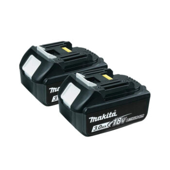 Makita BL1830-2 18V 3.0 Amp Hour Lithium Ion Battery Twin Pack w/ STAR Protection and Extreme Temperature Performance