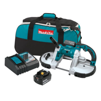 Makita XBP02TX 18V LXT Lithium-Ion Cordless Portable Band Saw Kit (5.0Ah),