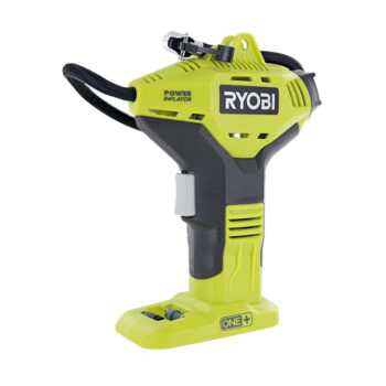 Ryobi Portable Power Inflator for Tires [NEW DIGITAL GAUGE] [18-Volt] [Cordless] [ONE+ Battery system] [P737D] (Battery Not Included, Power Tool Only)